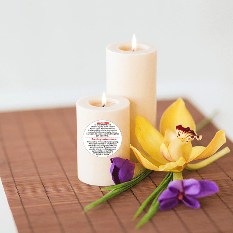 Candle Warning Label - 【Nieuw】 500 stuks/rol kaarswaarschuwingslabels, stickers voor