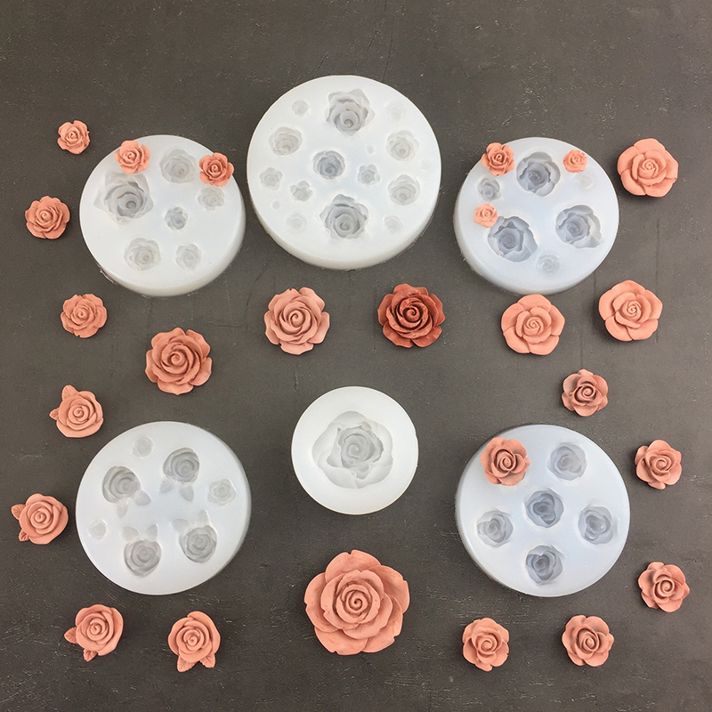 Candle Making Supplies Wholesale - 3d Rose Bloemvorm Blad Siliconen Mallen