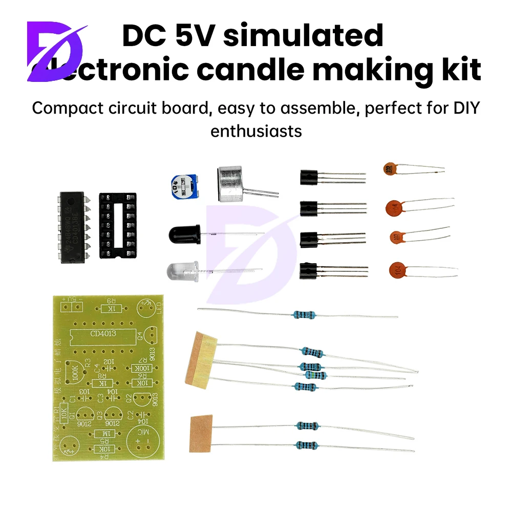 Candle Making In Dc - DC5V analoge elektronische kaarsenmaakset, licht- en