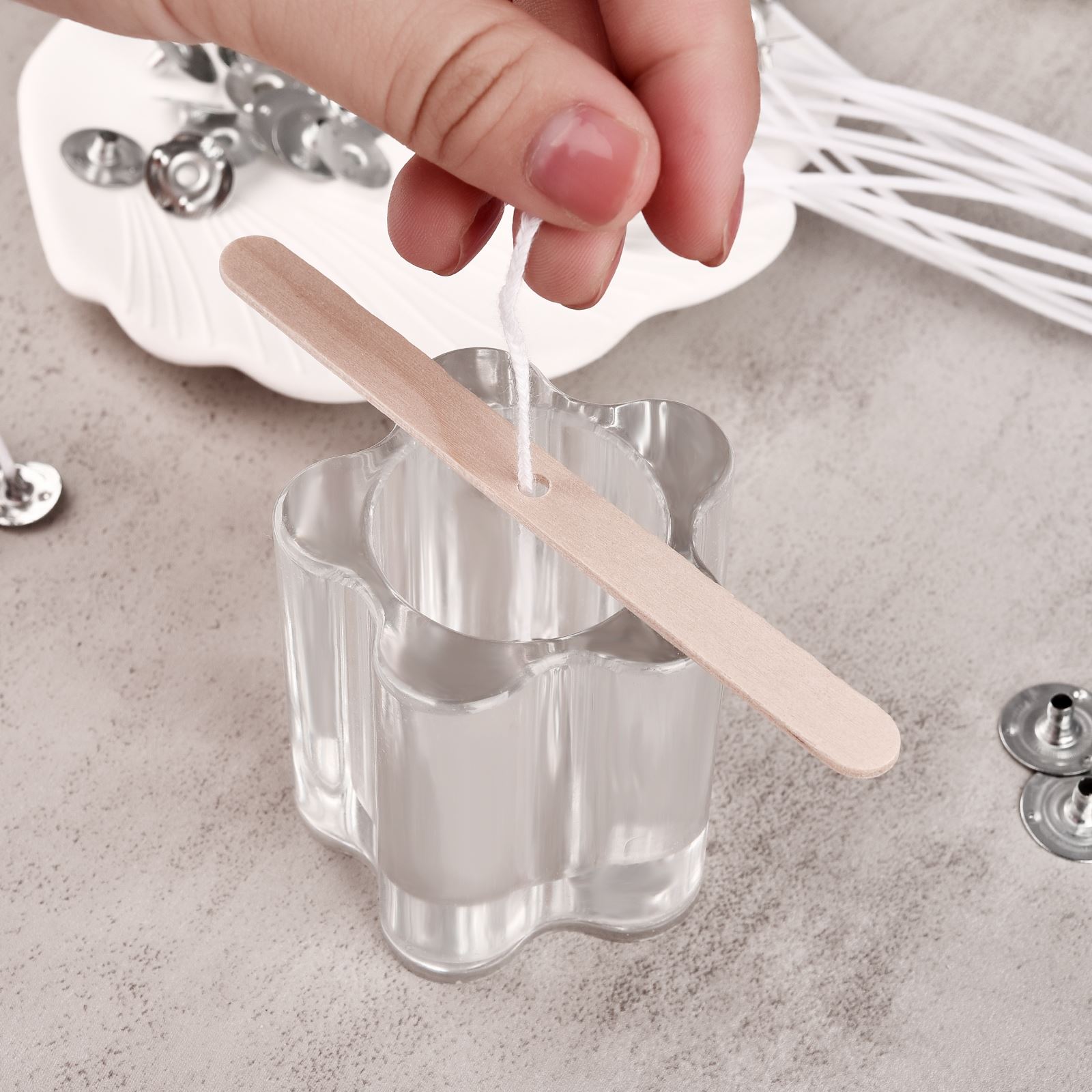 100 stks Rookloze Kaars Wieken - Cotton Wick Pre Tabbed recensie en prijs
