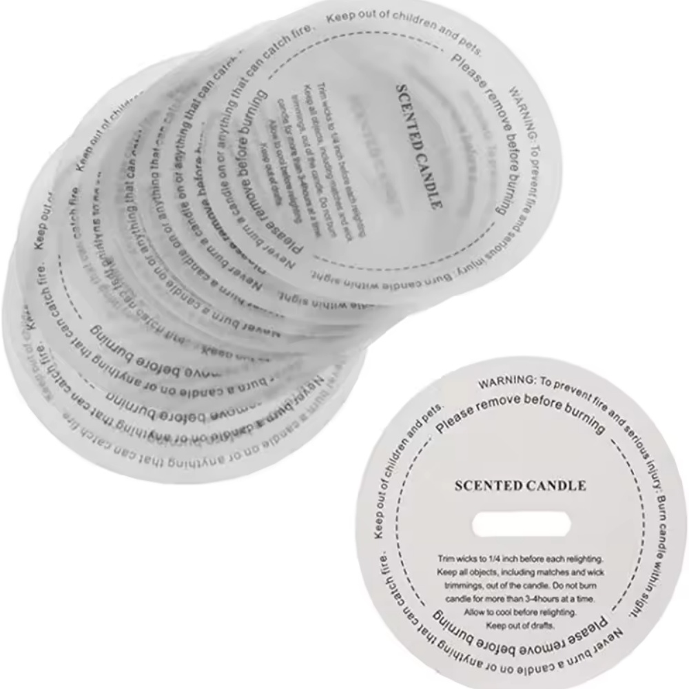10/50 Stuks Kaarsenbeker Etike - Candle Warning Label recensie en prijs