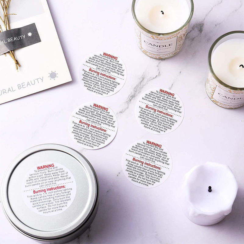 500/1000 Stuks Kaars Waarschuw - Candle Warning Label recensie en prijs