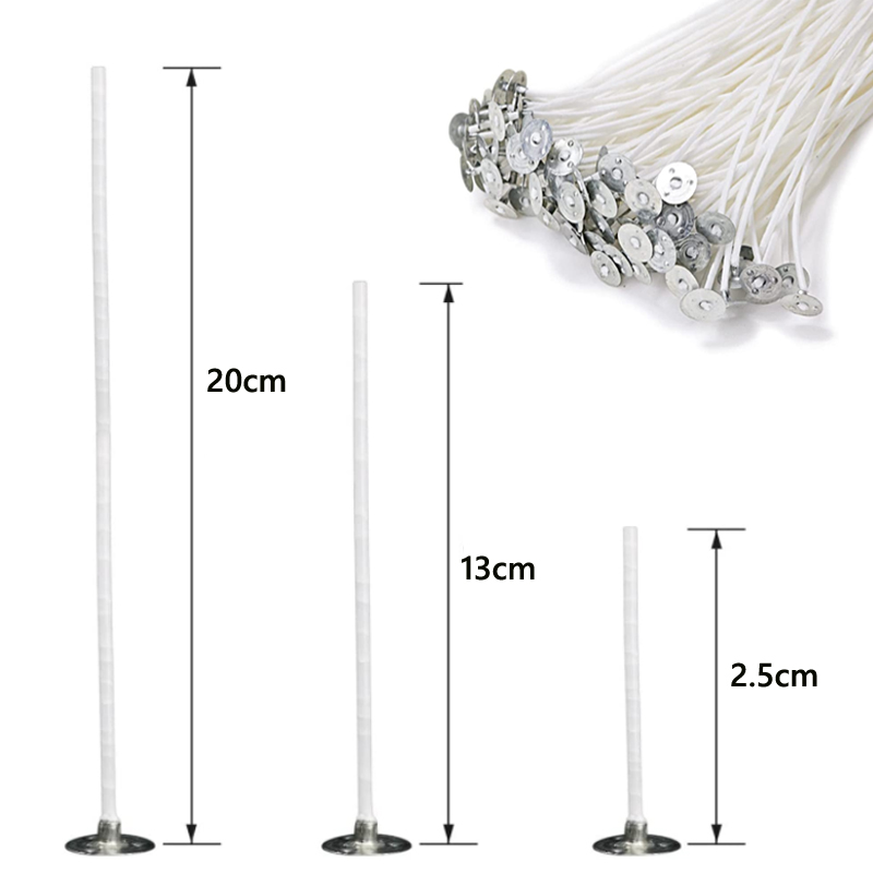 100 stks Rookloze Kaars Wieken - Cotton Wick Pre Tabbed recensie en prijs
