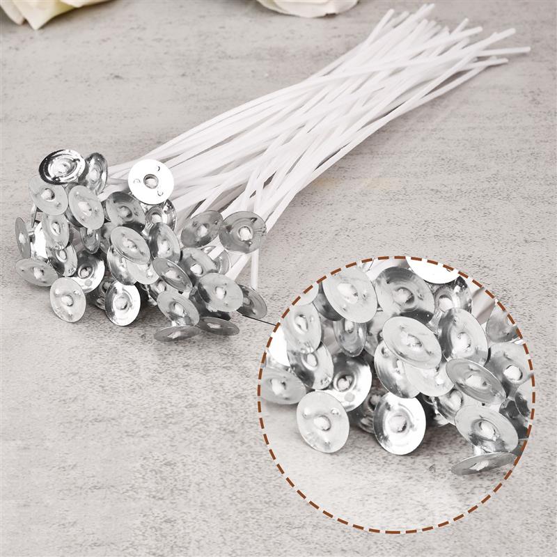 50/100 Stuks Rookloze Kaarslur - Cotton Wick Pre Tabbed recensie en prijs
