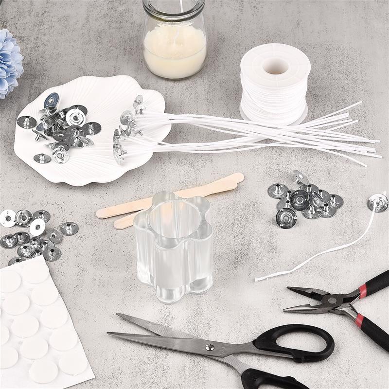 50/100 Stuks Rookloze Kaarslur - Cotton Wick Pre Tabbed recensie en prijs