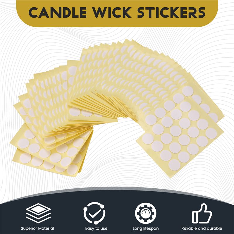 800 Stuks Kaarsenlont Stickers - Adhesive Dot Wick recensie en prijs
