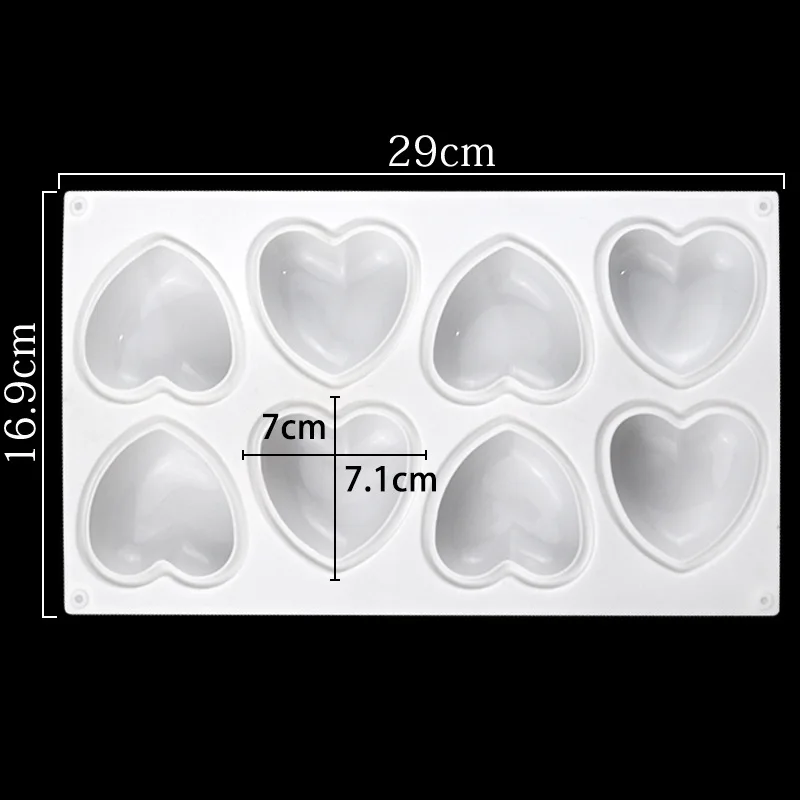 Liefde Hart Siliconen Zeep Sch - Candle Making Supplies Wholesale recensie en prijs