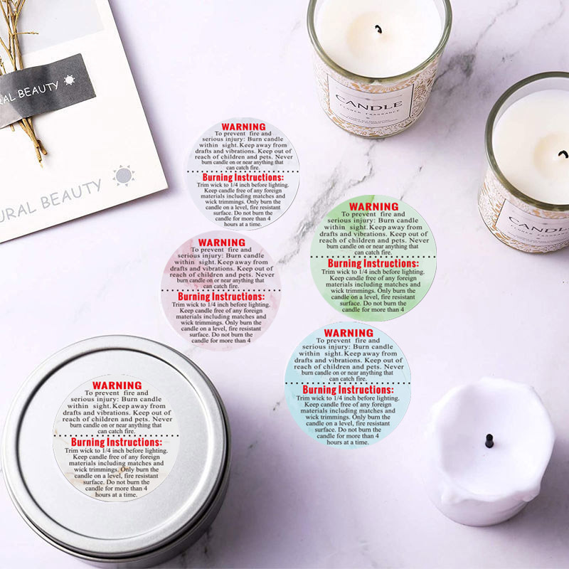 500 Stuks Waarschuwingslabels  - Candle Warning Label recensie en prijs