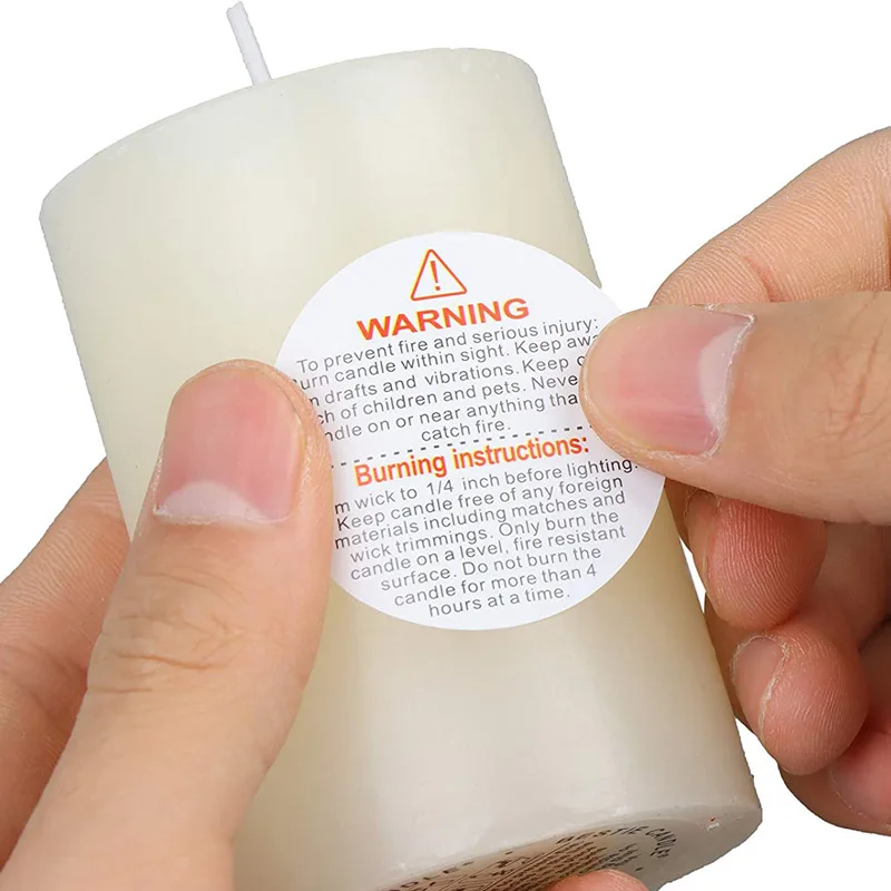 500 stuks kaars waarschuwingsl - Candle Warning Label recensie en prijs