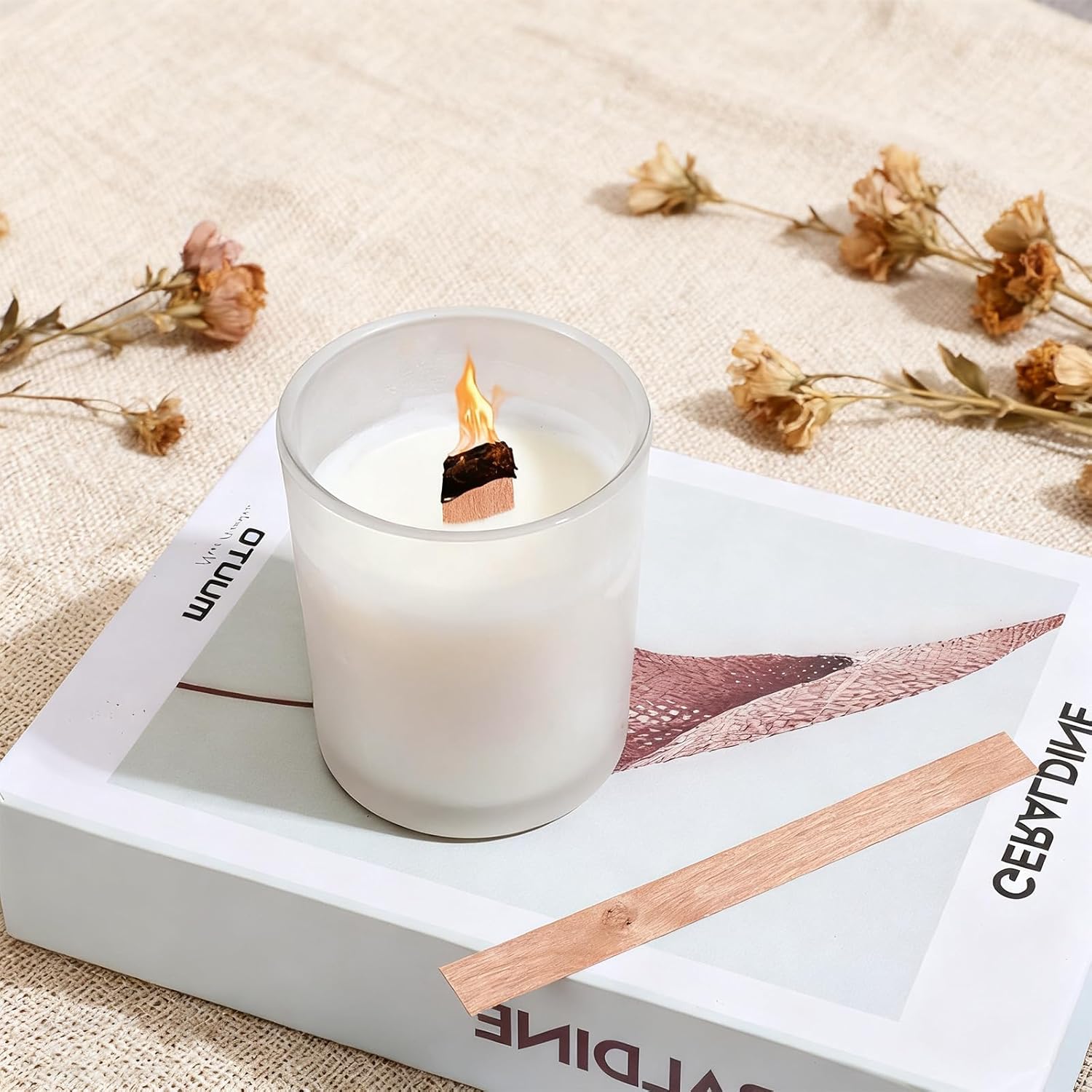 60 stuks houten lonten voor he - Candle Warning Label recensie en prijs