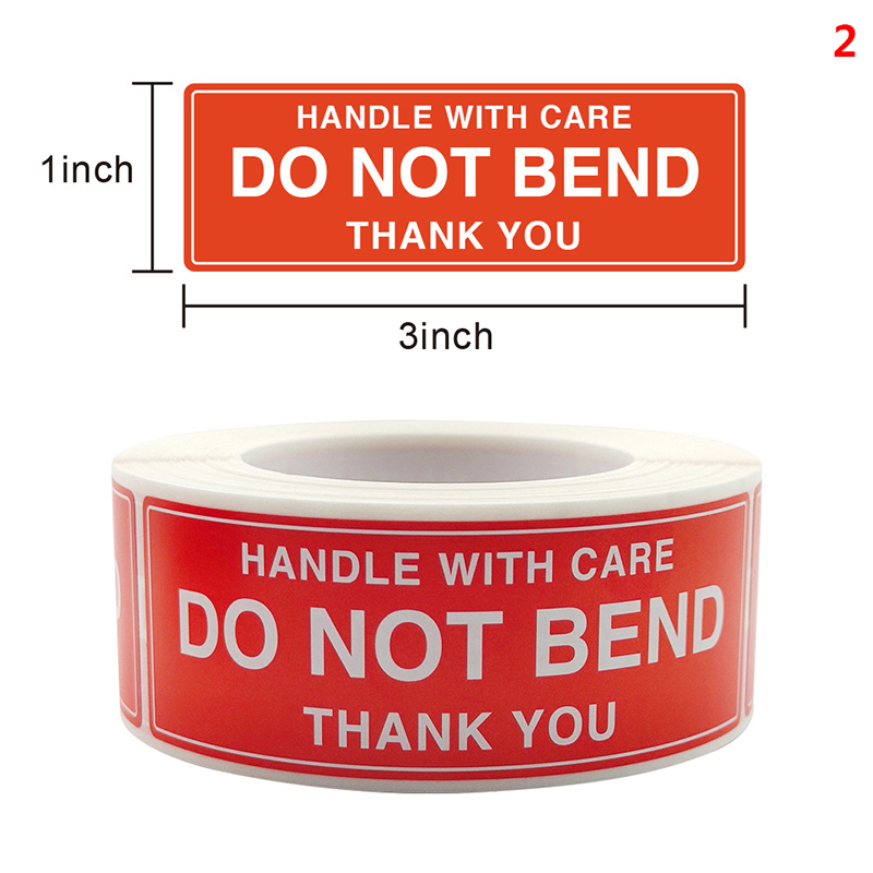 1Roll Breekbare Stickers Kaars - Candle Warning Label recensie en prijs