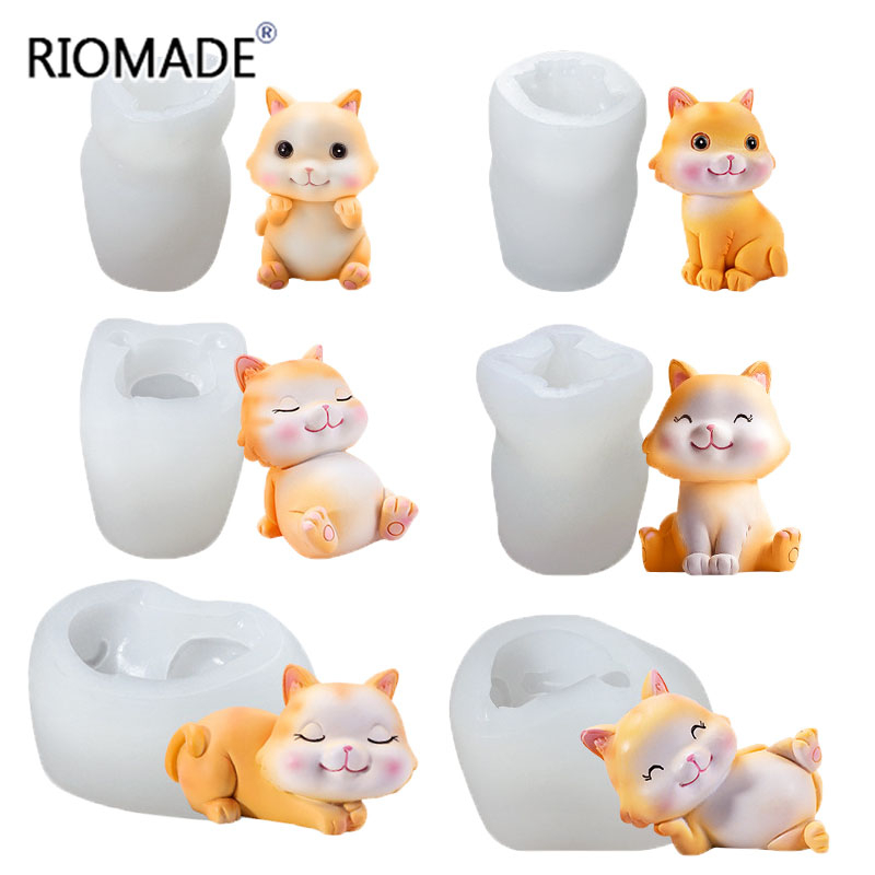 Kat Siliconen Mallen 6 Stijlen - Candle Making Supplies Wholesale recensie en prijs